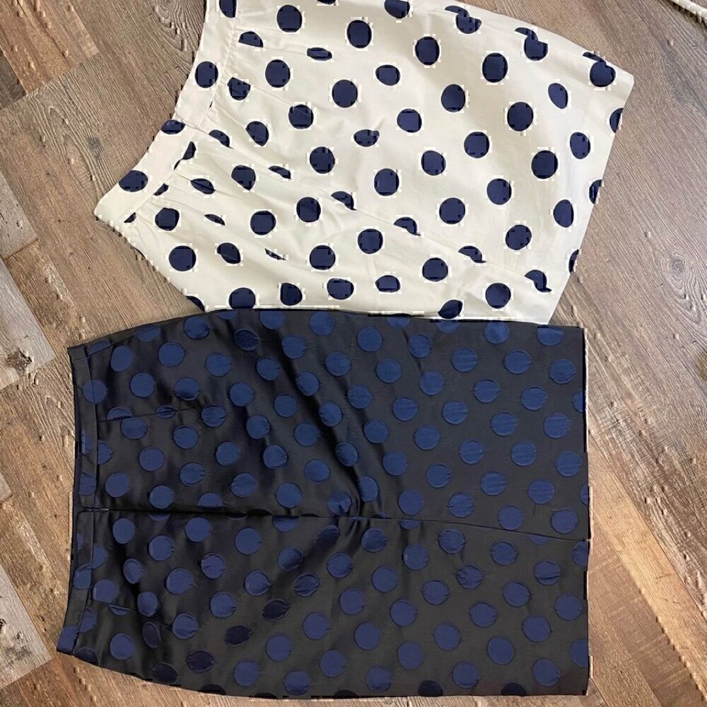 🎉2/$15 J. CREW POLKA DOT SKIRT BUNDLE SIZE 2 - Picture 6 of 6